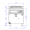 BAIN MARIE CAPIC ARMEN MARMITE 100L GAZ