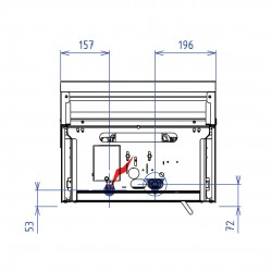 ABM5 2 FEUX 9KW DESSUS SEUL