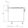 ABM5 2 FEUX 9KW PLACARD OUVERT