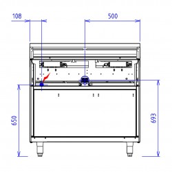 ABM2 4 FEUX 9KW PLACARD FERME