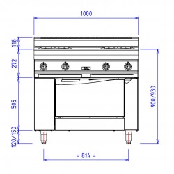 ABM2 4 FEUX 9KW FOUR ELEC