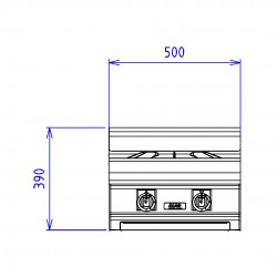 ABM5CT 2 FEUX 6 + 8 KW DESSUS SEUL