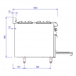 ABM2CT 4 FEUX NUS 6+8kW FOUR ELEC