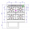 ABM2CT 4 FEUX NUS 6+8kW FOUR GAZ