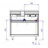 ABM1 2 FEUX 9K GCH + PC PLACARD OUVERT Feux à gauche