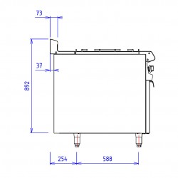 CAPIC - 2 FEUX 9K GCH + PC - ABM1 - FOUR ELEC