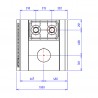 CAPIC 2 FEUX 9K DRT + PC - ABM1 - PLACARD OUVERT - Feux à droite