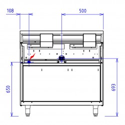 CAPIC - 1 PLAQ COUP FEU 10 - ABM4 - PLACARD FERME