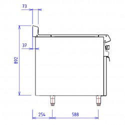 CAPIC - 1 PLAQ COUP FEU 10 - ABM4 - FOUR ELEC