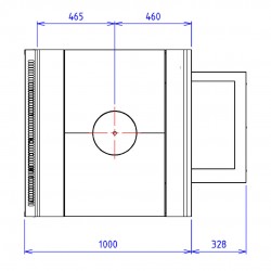 CAPIC - 1 PLAQ COUP FEU 10 - ABM4 - FOUR GAZ