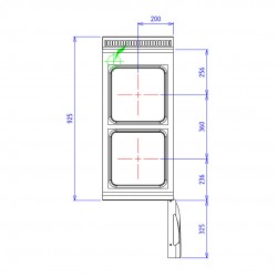 CAPIC - 2 PLAQ ELEC CARREES - ARMEN AM7 - PLACARD FERME