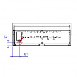 CAPIC - 4 PLAQ ELEC CARREE - CHARC ABM3 - BASCULANTES - DESSUS SEUL