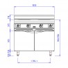 CAPIC - 4 PLAQ ELEC CARREE - CHARC ABM3 - BASCULANTES - PLACARD FERME