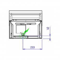 CAPIC - ABM9I INOX LISSE ELEC - PLAQUE 400X550 DESSUS SEUL-NOUVEAU PRODUIT