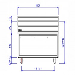 CAPIC - ABM6 PLAN NEUTRE 1000 - PLACARD OUVERT