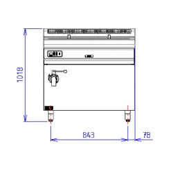 CAPIC - FRITEUSE 3085 ELEC 54 KW - CAPACITE 78 LITRES