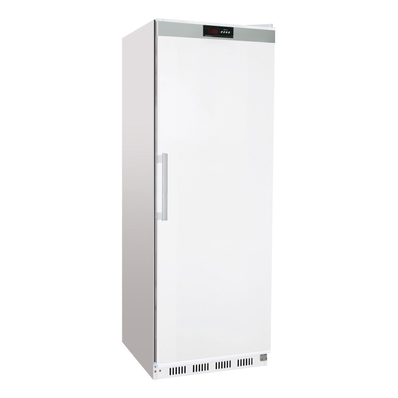 ARMOIRE REFRIGEREE BLANCHE, +2/+8°C AVEC 3+1 CLAYETTES, FERMETURE A CLE, 400L,