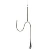 DOUCHETTE SUSPENDUE AVEC FLEXIBLE GAINE DE 2 ML DIAM.EXT DE 17 MM, AVEC RESSORT INOX