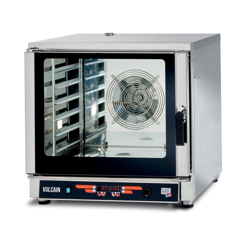 FOUR ELECTRIQUE MIXTE, 6 NIVEAUX, GN1/1, 600X400 MM, INJECTION D'EAU, PROGRAMMABLE
