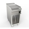 FRY-TOP GAZ NERVUREE SUR PLACARD OUVERT