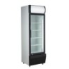 VITRINE A BOISSONS, +1/+10°C, 1 PORTE BATTANTE VITREE, AVEC CLE, 4 ETAGERES