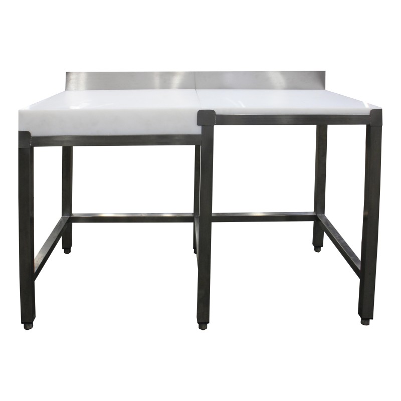 COMBINE TOUT POLY ADOSSE, BILLOT POLY 600X600X100 MM A GAUCHE L 1 200 P 600 H 850