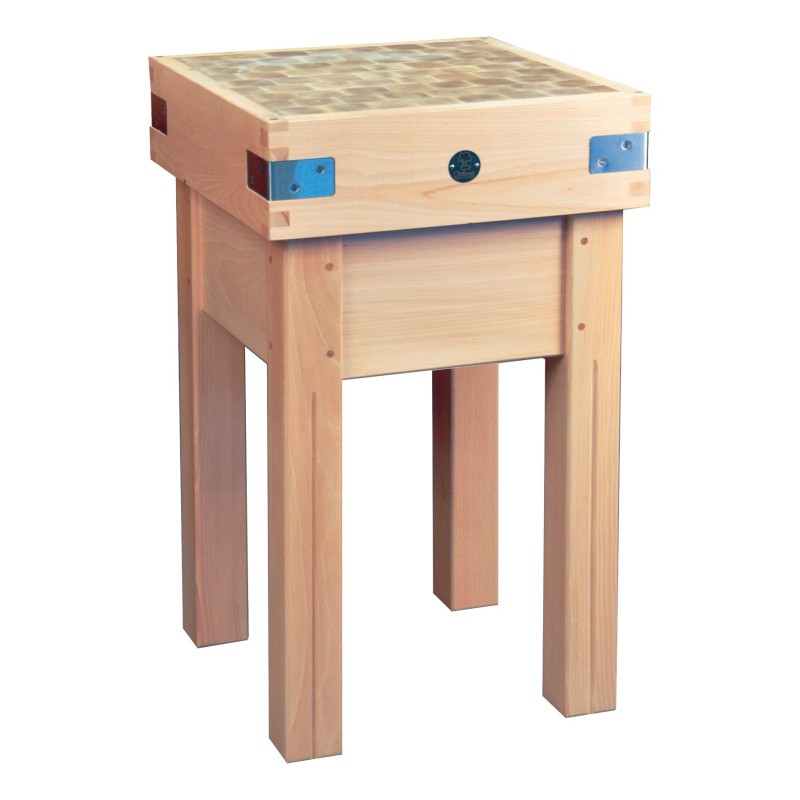 BILLOT BOIS MONTE SUR PIETEMENT AVEC TIROIR, DESSUS NON REVERSIBLE 1200X600X200 MM L 1 200 P 600 H 900