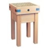 BILLOT BOIS MONTE SUR PIETEMENT AVEC TIROIR, DESSUS NON REVERSIBLE 1200X600X200 MM L 1 200 P 600 H 900