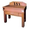 BILLOT BOIS MONTE COMPLET SUR PIETEMENT DESSUS REVERSIBLE 600 X 600 X 100 MM L 600 P 700 H 900