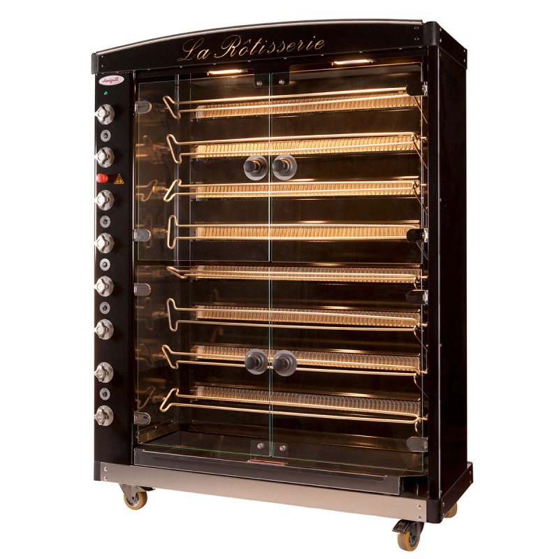 ROTISSOIRE DOREGRILL A GAZ MAG 8 - 48 / 56 VOLAILLES, 8 BROCHES