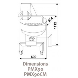 MELANGEUR DADAUX PMX 90 CM