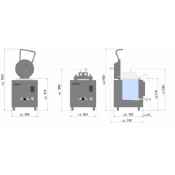 KORIMAT KA 160 - AUTOCLAVE  ELECTRIQUE – 120 litres